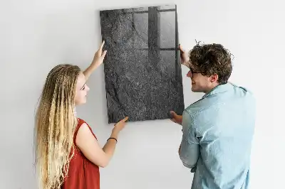 Tableau magnétique pour écrire motif texture de roche