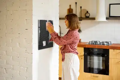 Tableau magnétique pour dessiner motif sombre