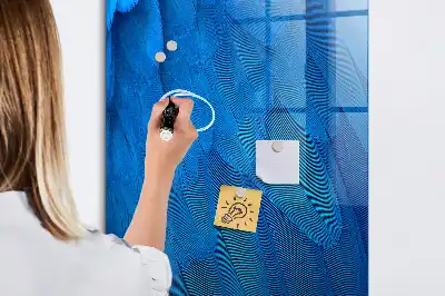 Tableau magnétique pour écrire plumes d'oiseau