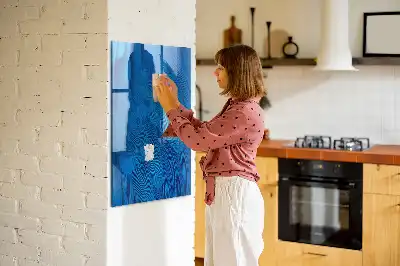 Tableau magnétique pour écrire plumes d'oiseau