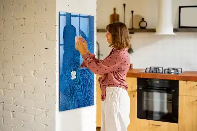 Tableau magnétique pour écrire plumes d'oiseau