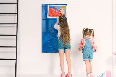 Tableau magnétique pour écrire plumes d'oiseau