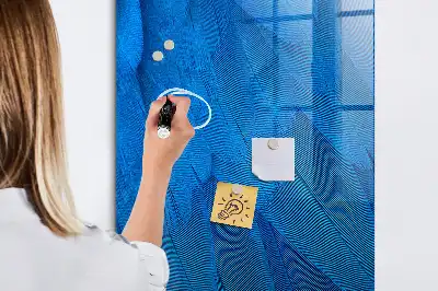 Tableau magnétique pour écrire plumes d'oiseau