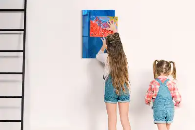 Tableau magnétique pour écrire plumes d'oiseau