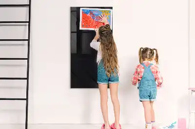 Tableau magnétique pour écrire toile unie