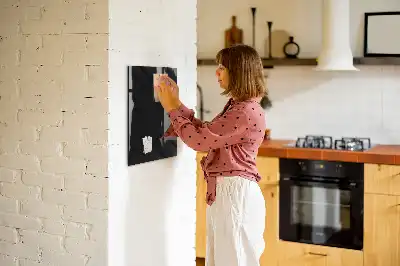 Tableau magnétique pour écrire toile unie