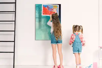 Tableau magnétique pour dessiner modèle abstraction marine