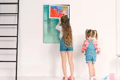 Tableau magnétique pour dessiner modèle abstraction marine