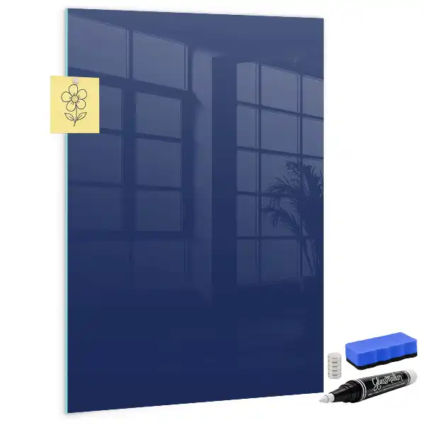 Tableau magnétique pour dessiner bleu marine