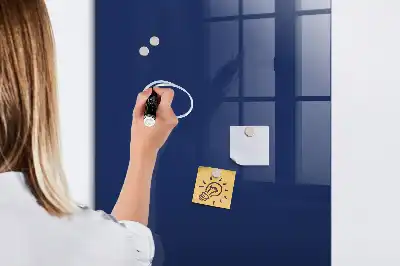 Tableau magnétique pour dessiner bleu marine