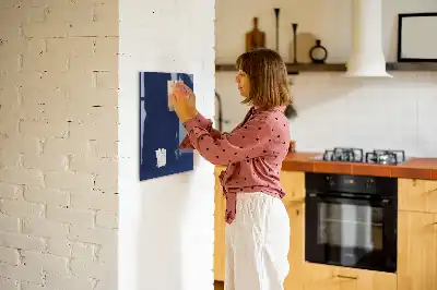 Tableau magnétique pour dessiner bleu marine