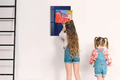 Tableau magnétique pour dessiner bleu marine