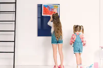 Tableau magnétique pour dessiner bleu marine