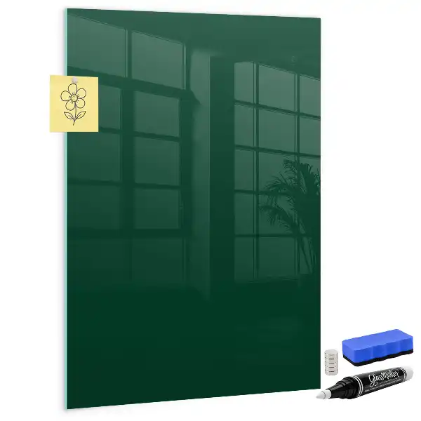 Tableau magnétique pour écrire couleur vert bouteille