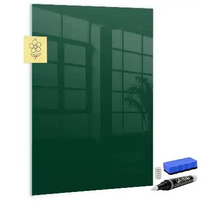 Tableau magnétique pour écrire couleur vert bouteille