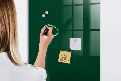Tableau magnétique pour écrire couleur vert bouteille