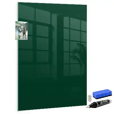 Tableau magnétique pour écrire couleur vert bouteille