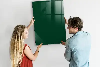 Tableau magnétique pour écrire couleur vert bouteille