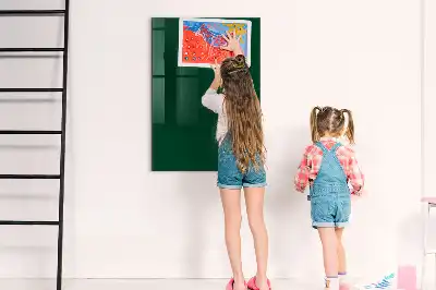 Tableau magnétique pour écrire couleur vert bouteille