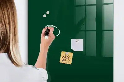Tableau magnétique pour écrire couleur vert bouteille
