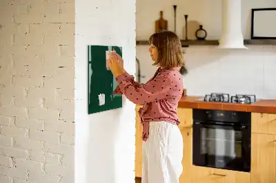 Tableau magnétique pour écrire couleur vert bouteille