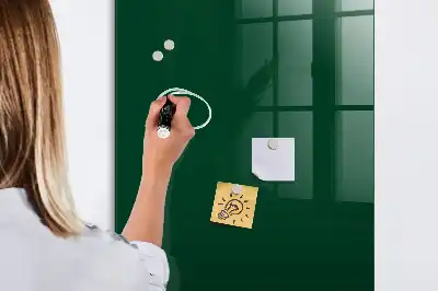 Tableau magnétique pour écrire couleur vert bouteille
