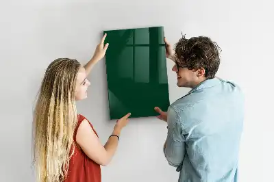 Tableau magnétique pour écrire couleur vert bouteille