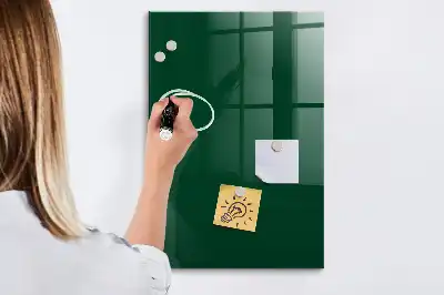 Tableau magnétique pour écrire couleur vert bouteille