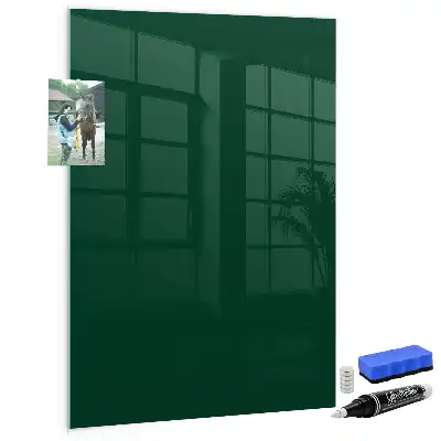 Tableau magnétique pour écrire couleur vert bouteille