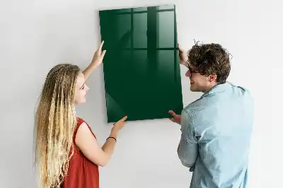 Tableau magnétique pour écrire couleur vert bouteille