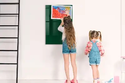 Tableau magnétique pour écrire couleur vert bouteille