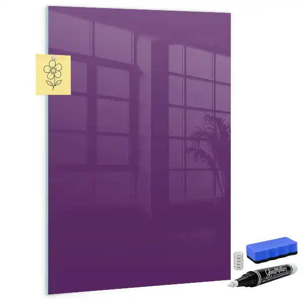 Tableau magnétique pour écrire de couleur violette