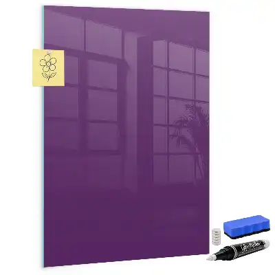 Tableau magnétique pour écrire de couleur violette
