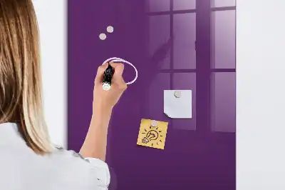 Tableau magnétique pour écrire de couleur violette