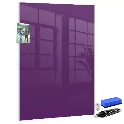 Tableau magnétique pour écrire de couleur violette