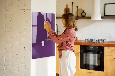 Tableau magnétique pour écrire de couleur violette
