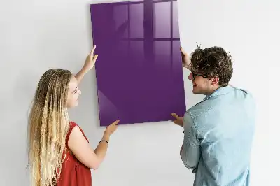 Tableau magnétique pour écrire de couleur violette