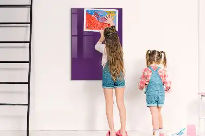 Tableau magnétique pour écrire de couleur violette