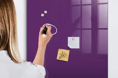 Tableau magnétique pour écrire de couleur violette