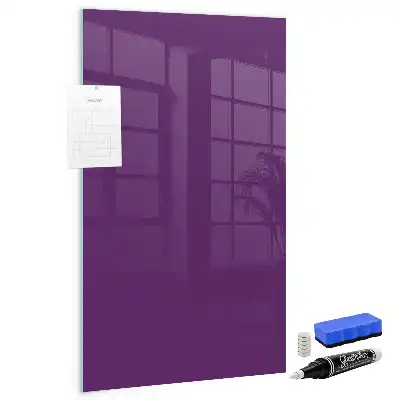 Tableau magnétique pour écrire de couleur violette