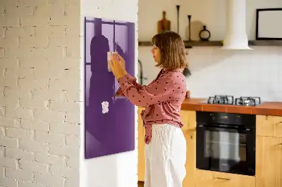 Tableau magnétique pour écrire de couleur violette