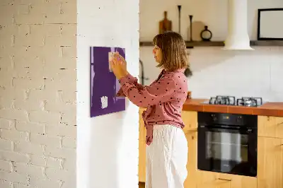 Tableau magnétique pour écrire de couleur violette