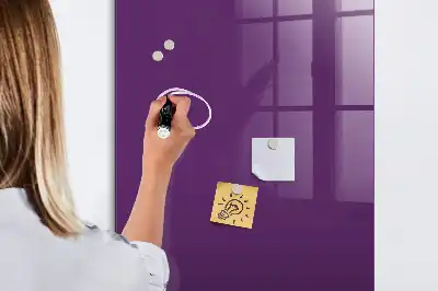 Tableau magnétique pour écrire de couleur violette