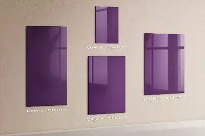 Tableau magnétique pour écrire de couleur violette