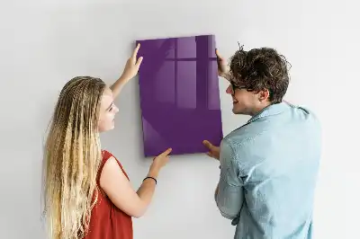 Tableau magnétique pour écrire de couleur violette