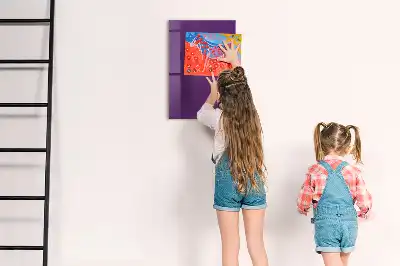 Tableau magnétique pour écrire de couleur violette