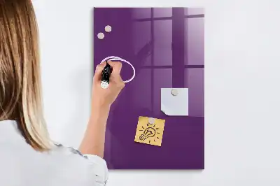 Tableau magnétique pour écrire de couleur violette
