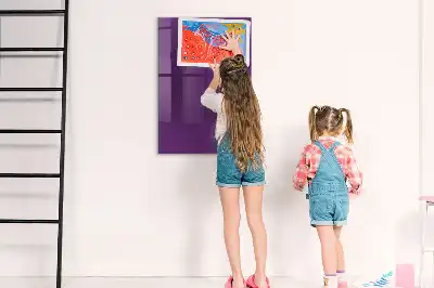 Tableau magnétique pour écrire de couleur violette