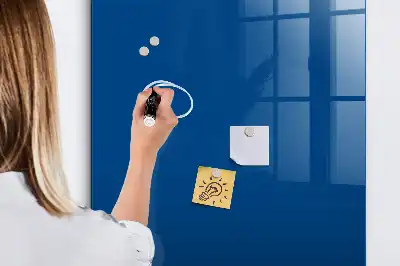 Tableau magnétique pour dessiner couleur bleue