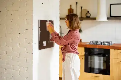 Tableau magnétique pour écrire couleur marron
